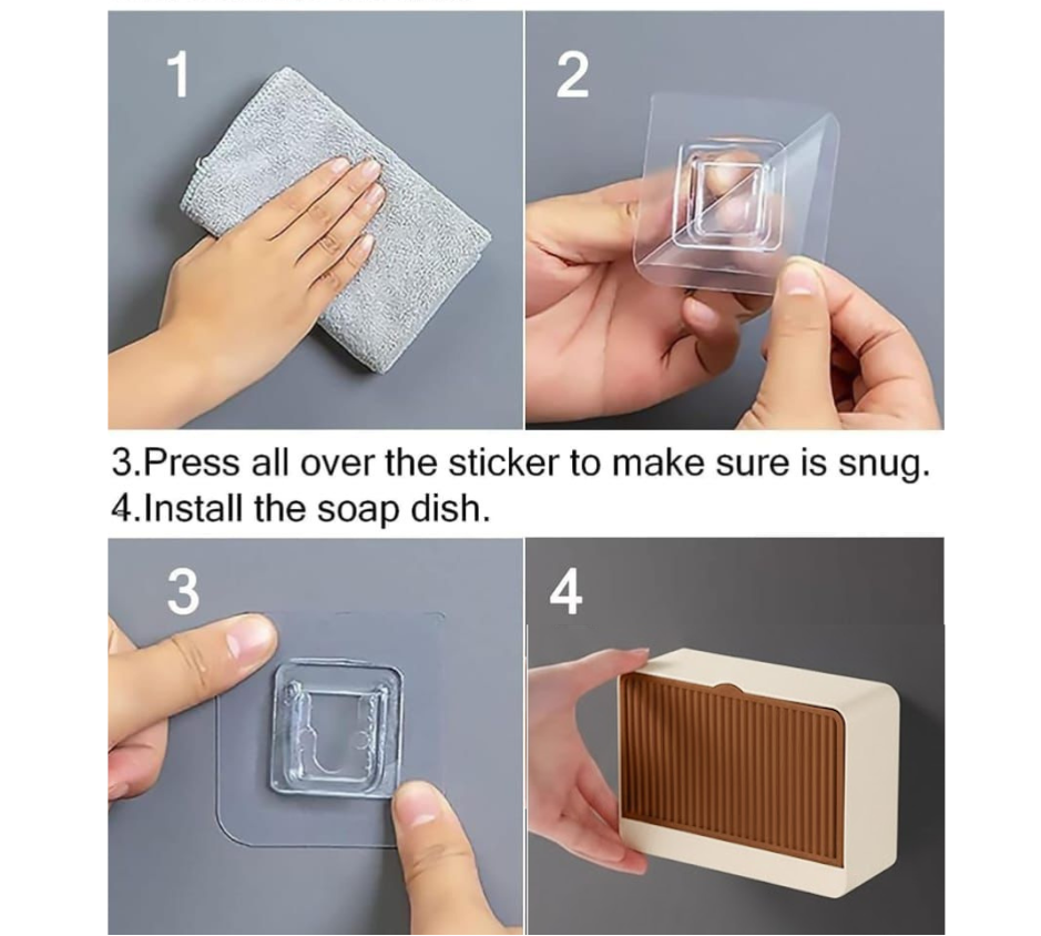 Wall-Mounted Soap Holder